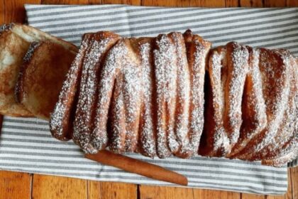Cinnamon sugar pull apart bread
