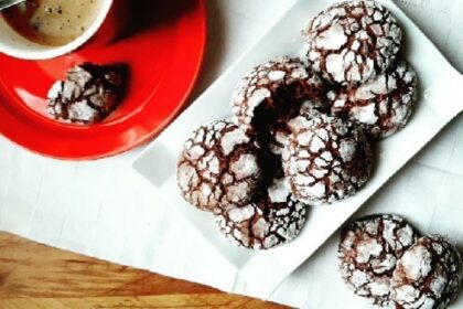 Crinkle Cookies al cioccolato fondente