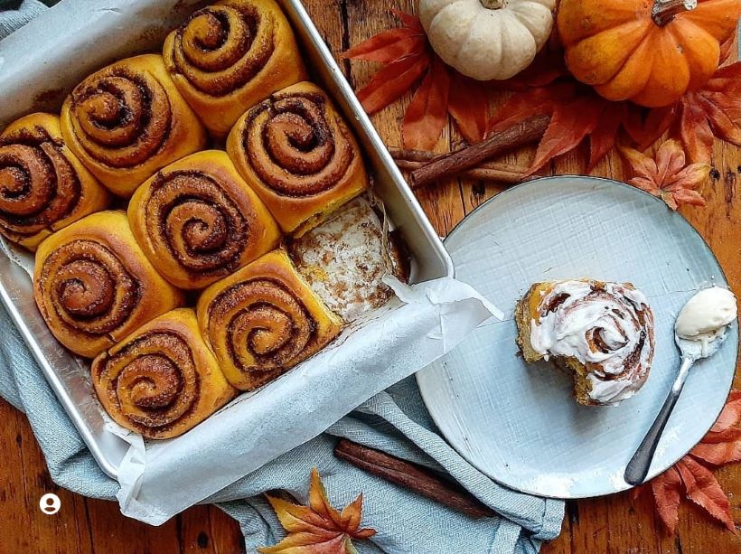 Cinnamon rolls alla zucca