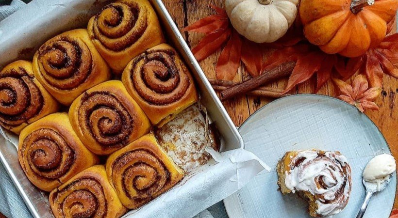 Cinnamon rolls alla zucca